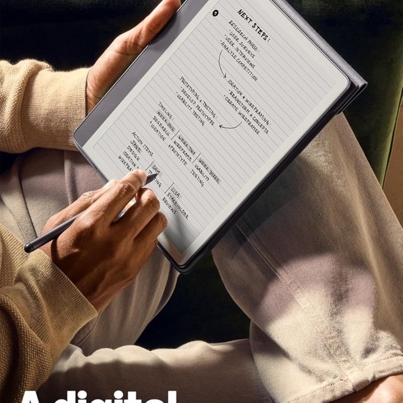 Bundle: Amazon Kindle Scribe with Premium Pen + Cover - Tungsten 64GB - Picture 12 of 13